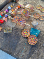 Load image into Gallery viewer, Sunny~Leather Hair Barrettes
