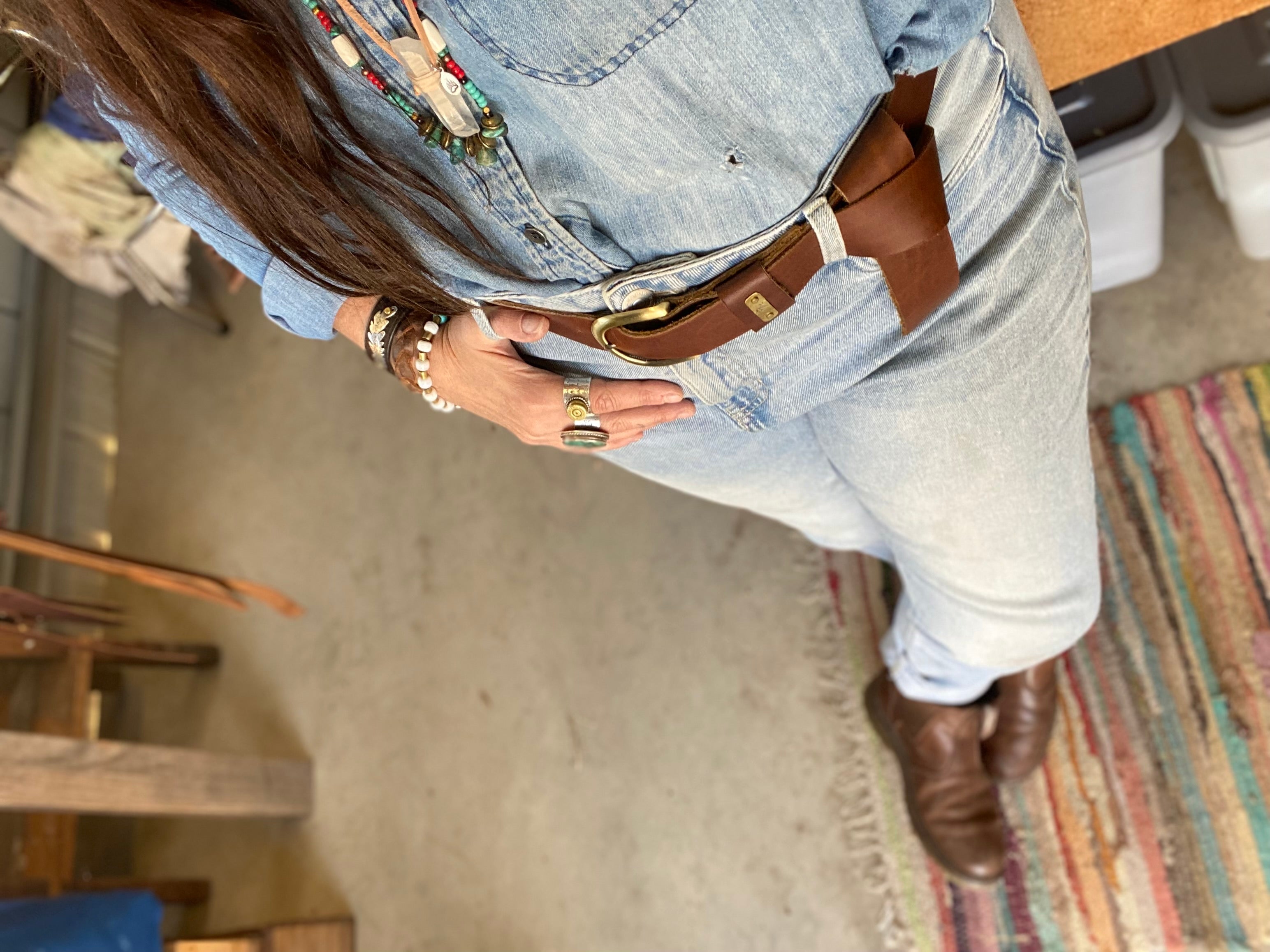 Belt~ Vintage~ Brandy