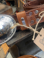 Load image into Gallery viewer, Belt~ Trophy~ swirl~ whiskey
