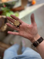 Load image into Gallery viewer, Sun Goddess hoops
