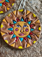 Load image into Gallery viewer, Sunny~ Leather~ earrings

