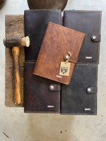 Load image into Gallery viewer, A5 Embossed Leather Journals
