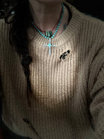 Load image into Gallery viewer, Turquoise~ Healer~ Cross~ Pendant
