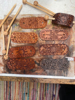 Load image into Gallery viewer, Leather Hair Barrettes
