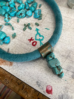 Load image into Gallery viewer, Turquoise Viking~ Necklace
