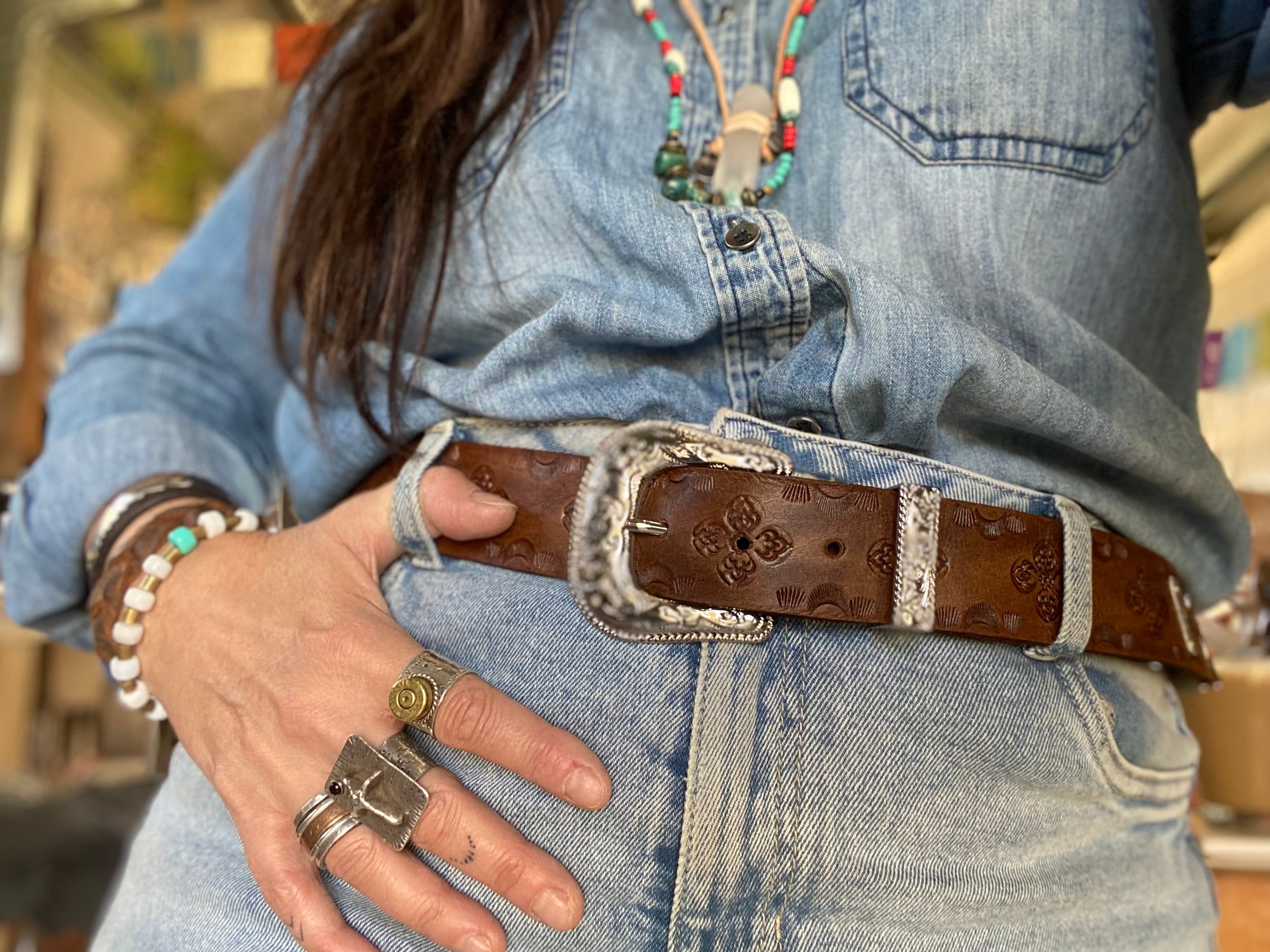 Belt~ Mahogany~ Chakana
