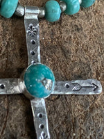 Load image into Gallery viewer, Turquoise~ Healer~ Cross~ Pendant
