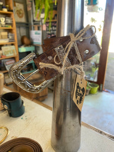 Belt~ Mahogany~ Chakana