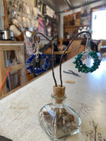 Load image into Gallery viewer, Lapis Lazuli~ Cleansing~ Hoops
