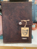 Load image into Gallery viewer, A5 Embossed Leather Journals
