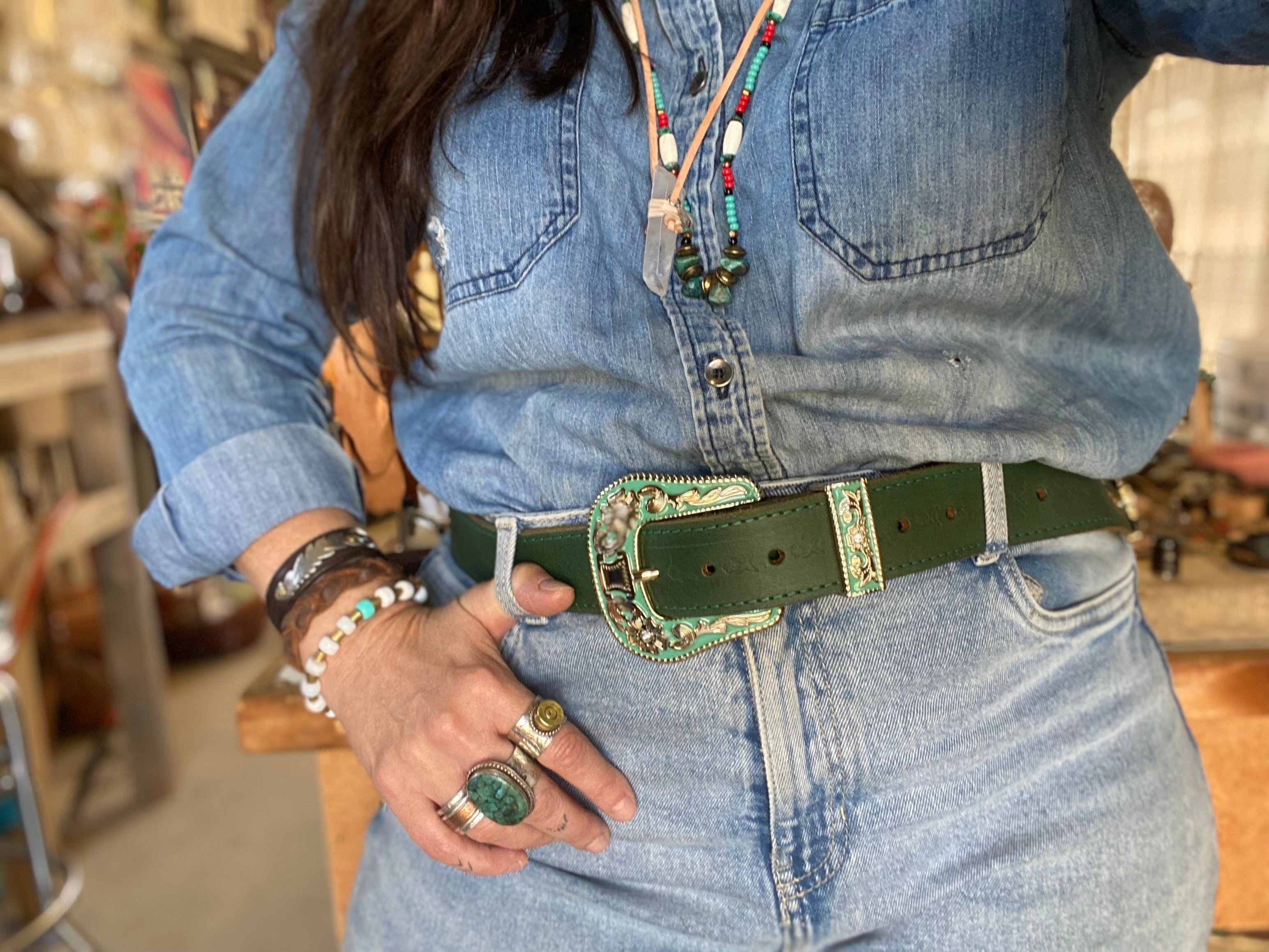Belt~ Turquoise