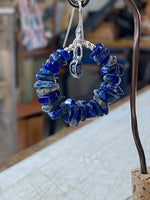 Load image into Gallery viewer, Lapis Lazuli~ Cleansing~ Hoops
