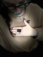 Load image into Gallery viewer, Turquoise~ Healer~ Cross~ Pendant
