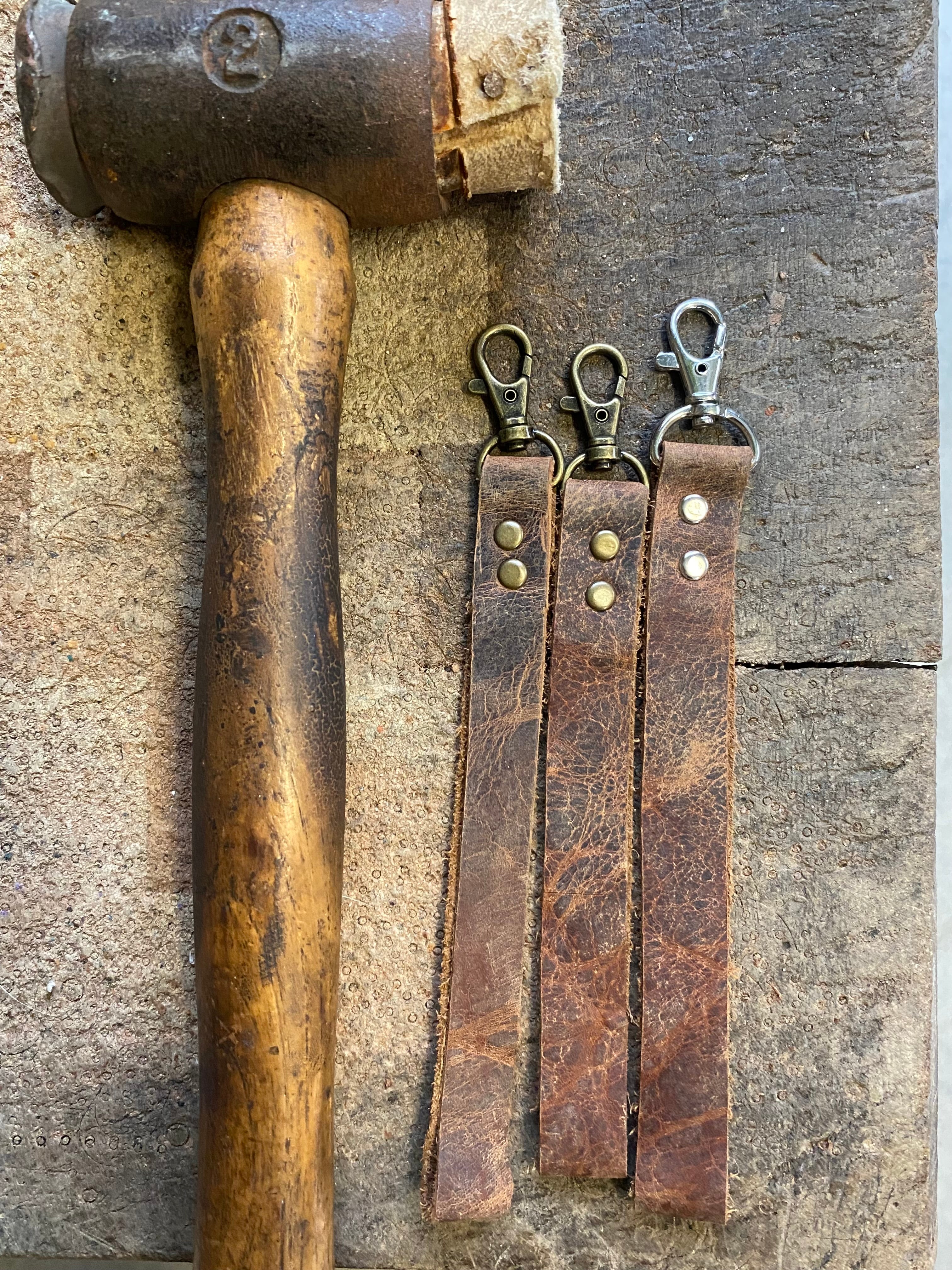 Leather Keychain