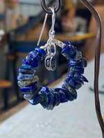 Load image into Gallery viewer, Lapis Lazuli~ Cleansing~ Hoops
