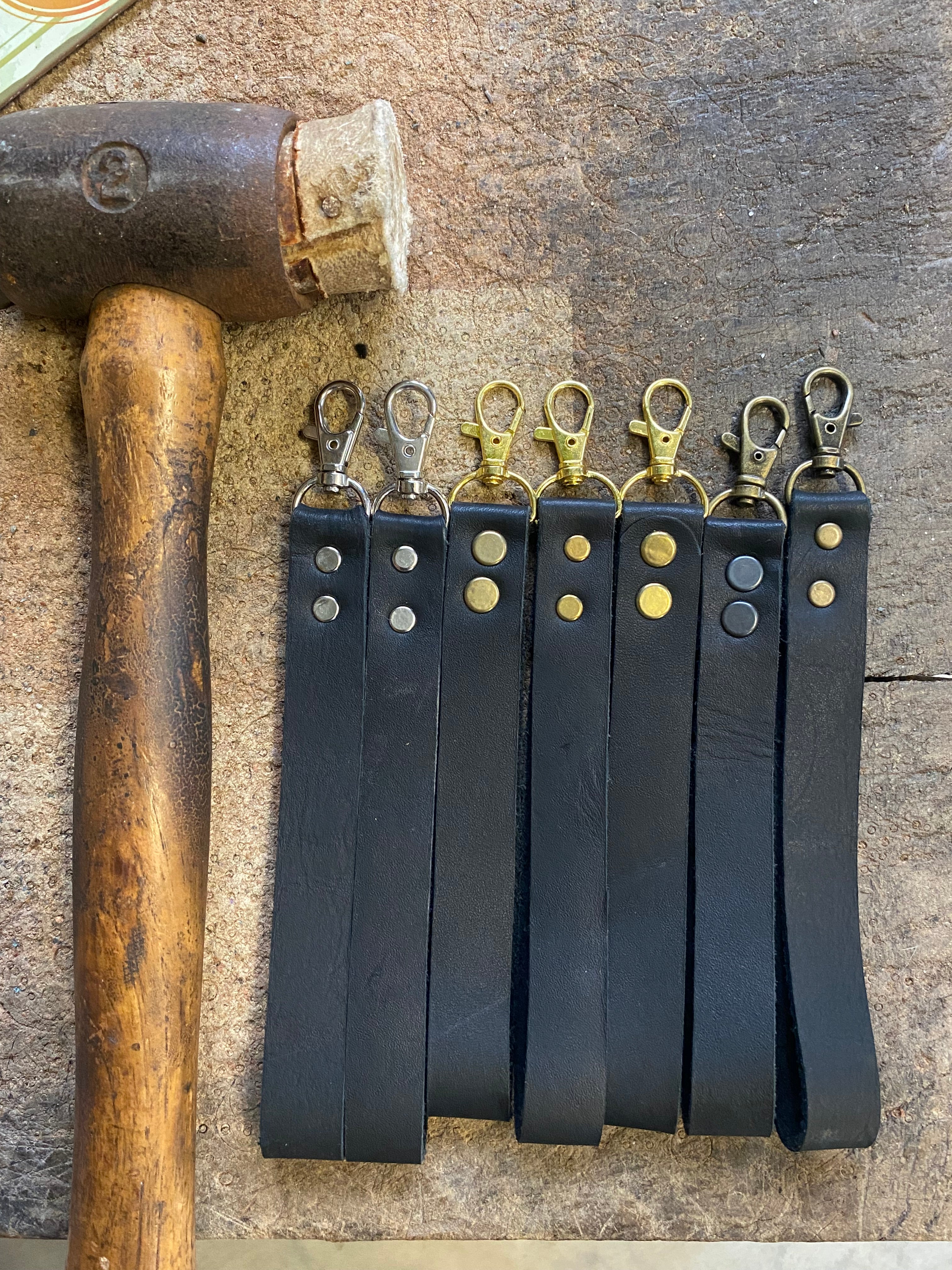Leather Keychain