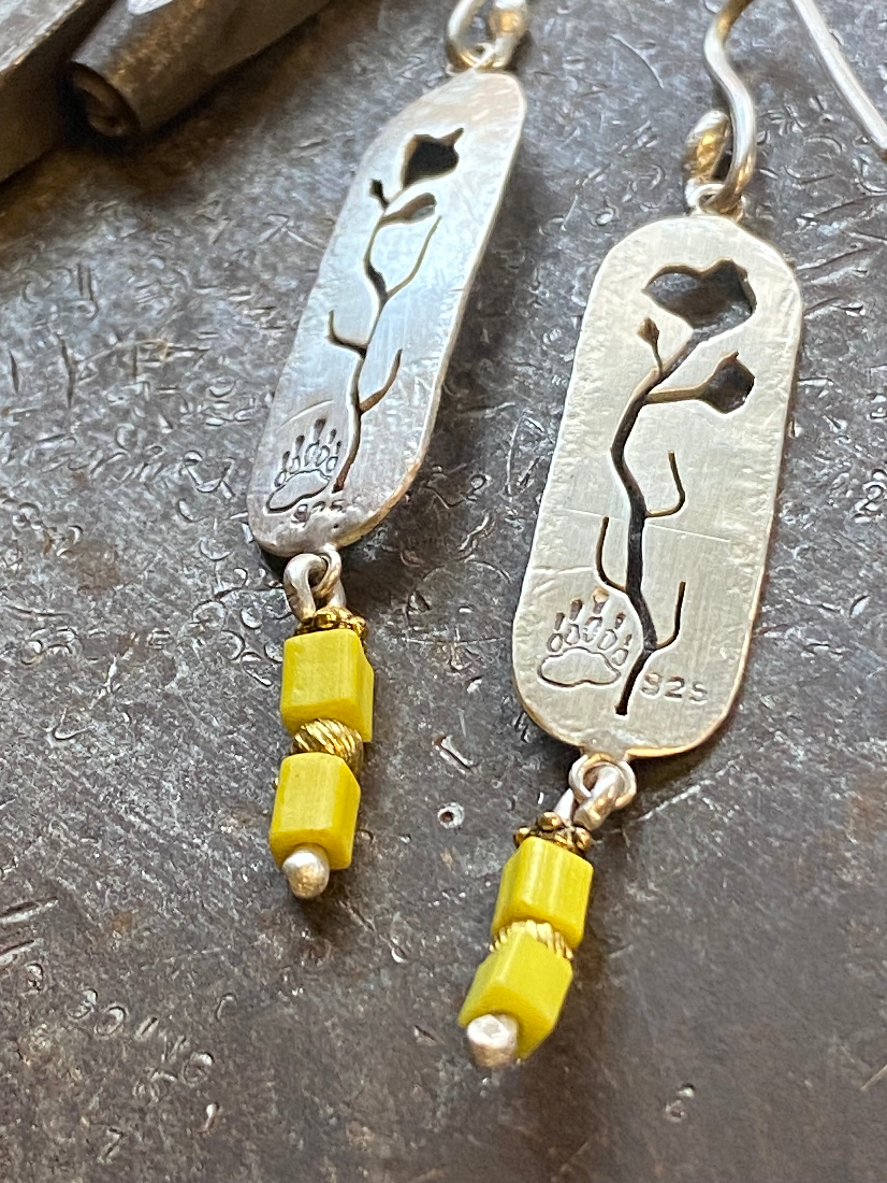 Wildflower earrings