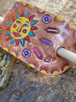 Load image into Gallery viewer, Sunny~Leather Hair Barrettes
