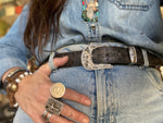 Load image into Gallery viewer, Belt~ Black~ Vintage
