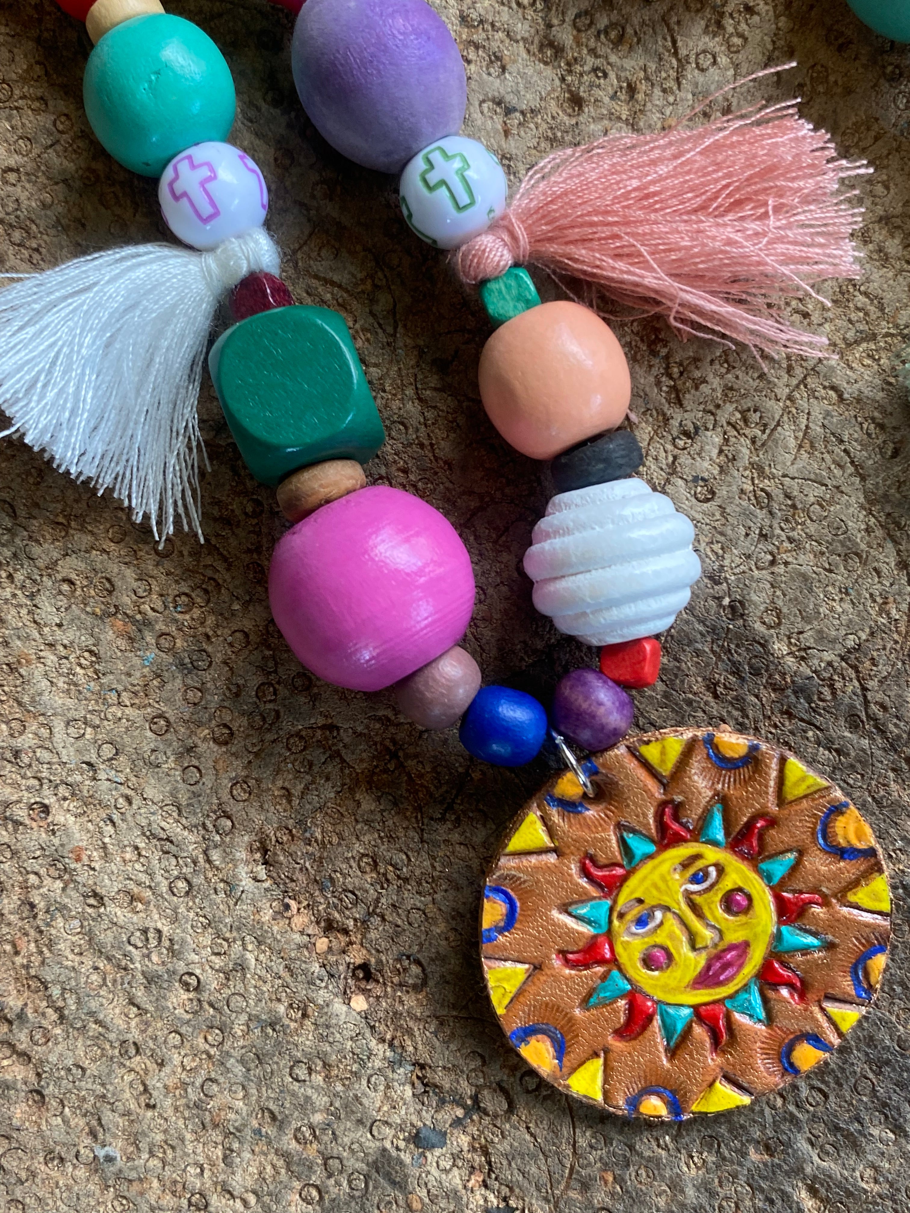 Sunny~ Learher~ necklace