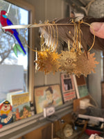 Load image into Gallery viewer, Sun Goddess hoops
