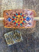 Load image into Gallery viewer, Sunny~Leather Hair Barrettes
