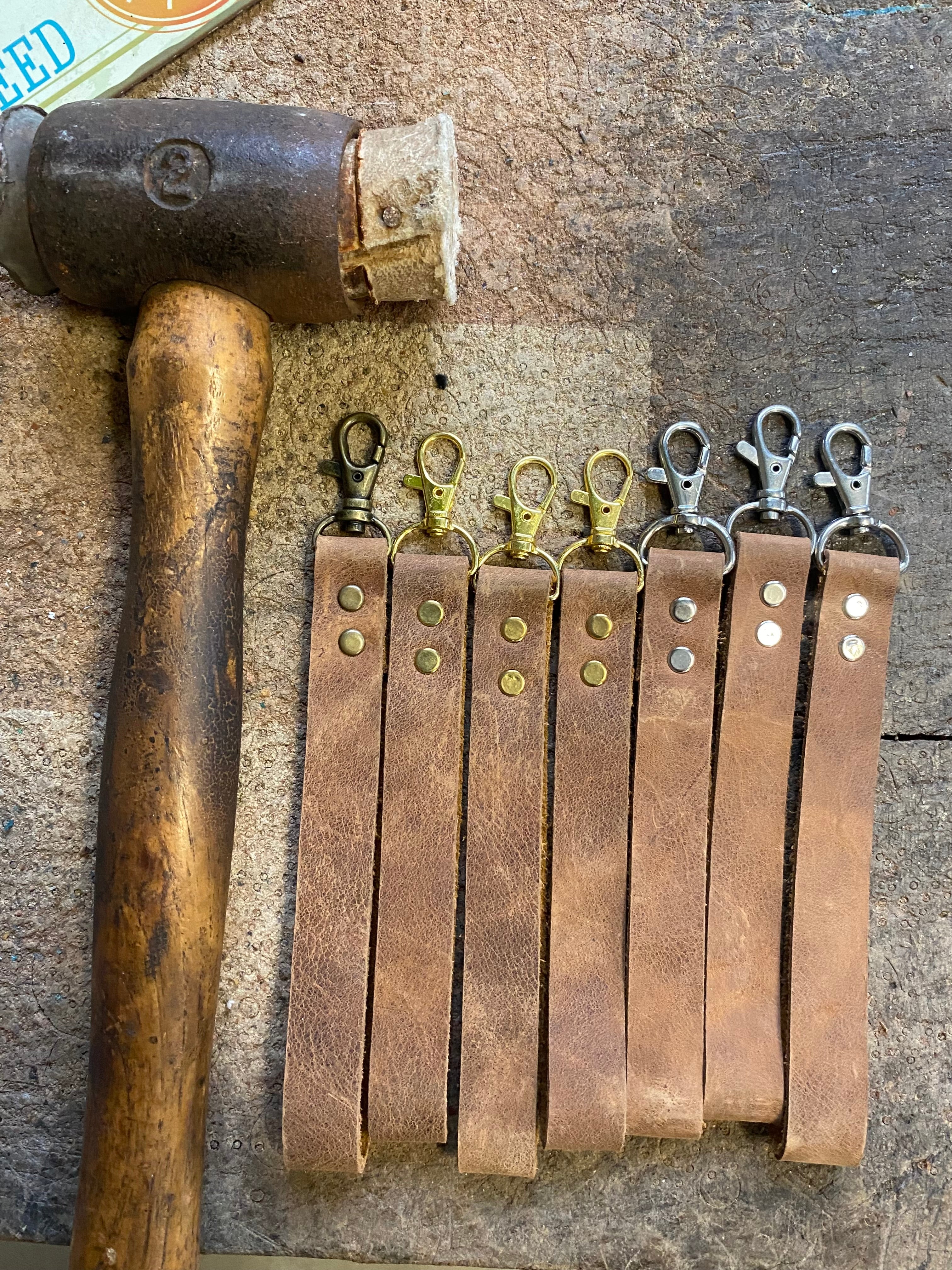 Leather Keychain