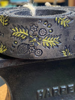 Load image into Gallery viewer, Belt~ Wildflower~ black/gold
