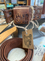 Load image into Gallery viewer, Belt~ Mahogany~ Embossed
