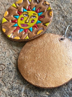 Load image into Gallery viewer, Sunny~ Leather~ earrings
