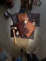 Load image into Gallery viewer, A5 Embossed Leather Journals
