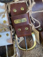 Load image into Gallery viewer, Belt~ Vintage~ Brandy
