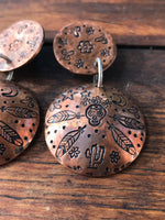 Load image into Gallery viewer, Sugar Skull stud earrings
