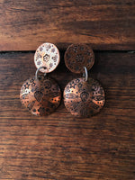 Load image into Gallery viewer, Sugar Skull stud earrings
