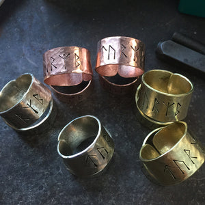 Viking Runes Soul Search Ring