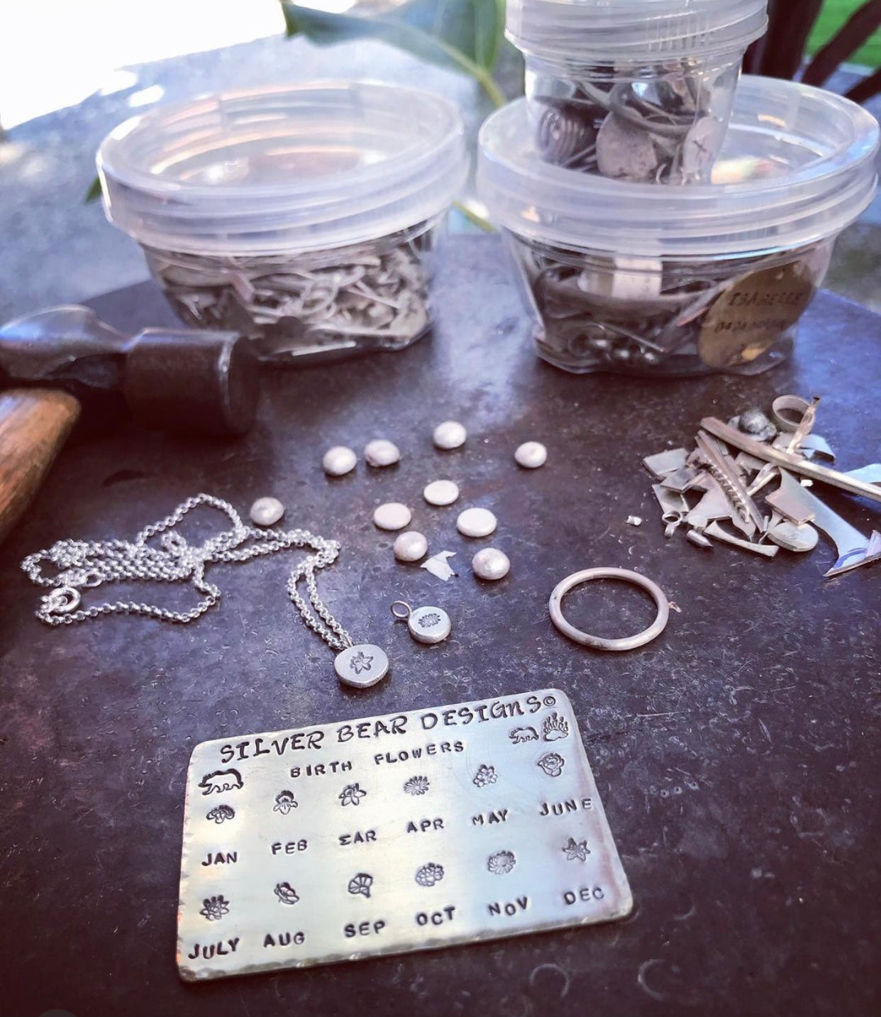 “Garden of Eden”~ Birth-flower rings and pendants