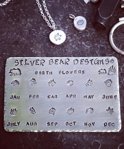 “Garden of Eden”~ Birth-flower rings and pendants