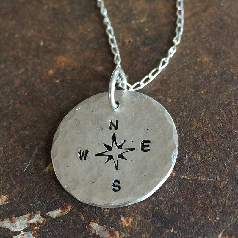 Compass Pendant – SilverBearDesigns